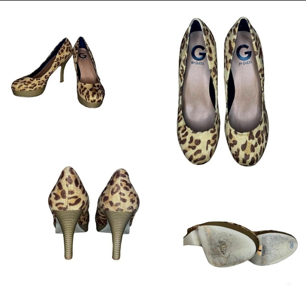Guess Leopard print heels